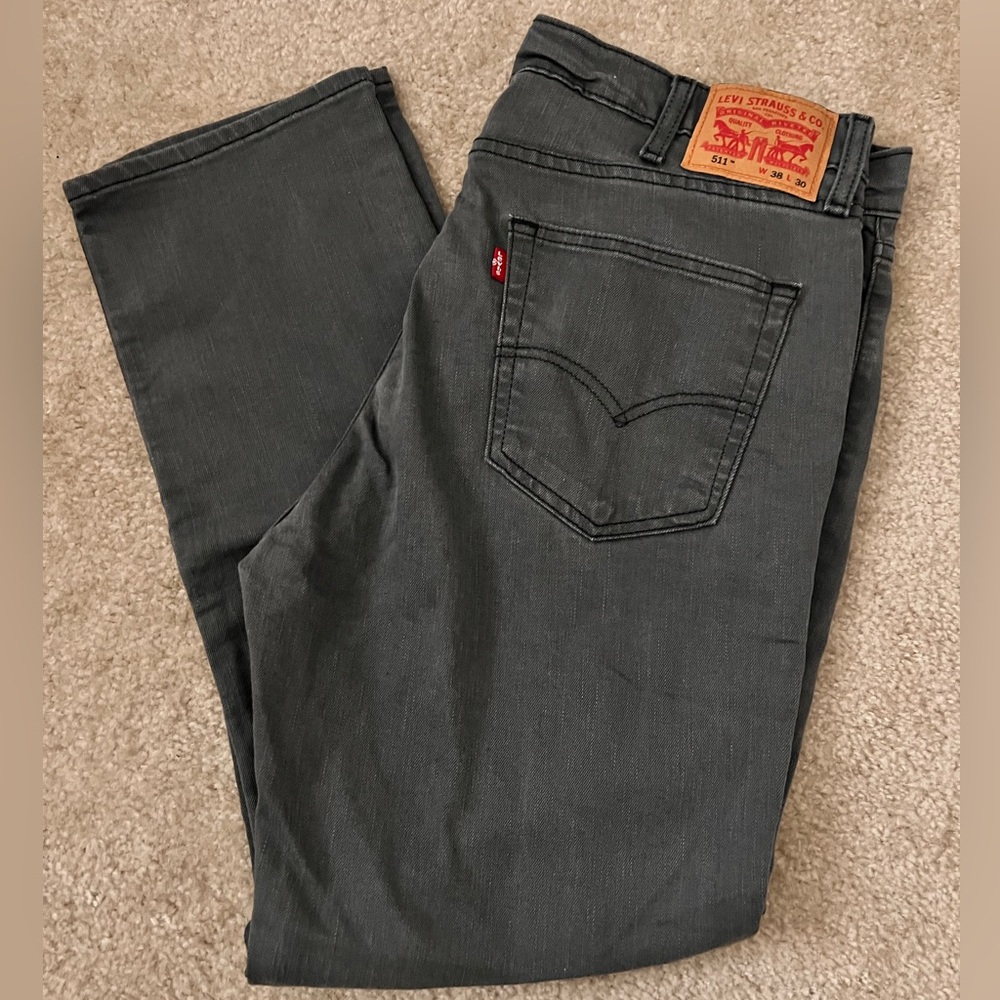 Levi Strauss Jeans - 511 Slim Fit Black Jeans